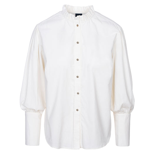 LUXZUZ // ONE TWO Blanche Shirt Shirt 737 Cream