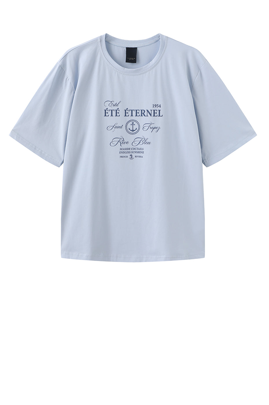 LUXZUZ // ONE TWO Bleu T-shirt T-Shirt 532 Ballad Blue