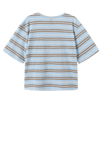 LUXZUZ // ONE TWO Boxilia T-shirt T-Shirt 512 Placid Blue