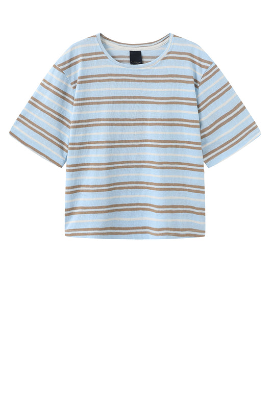 LUXZUZ // ONE TWO Boxilia T-shirt T-Shirt 512 Placid Blue