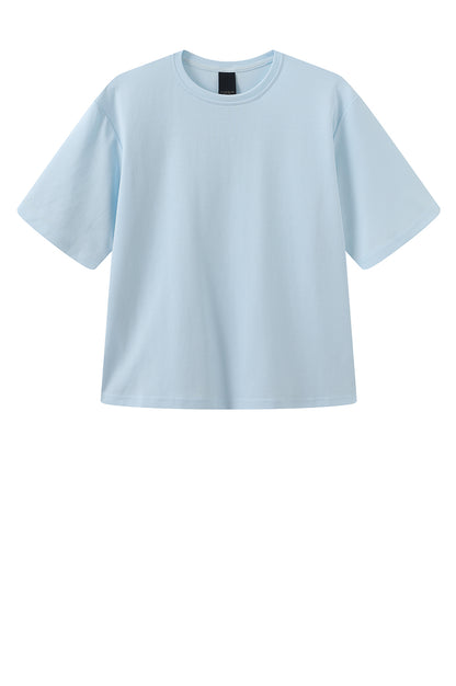 LUXZUZ // ONE TWO Boxy T-shirt T-Shirt 532 Ballad Blue