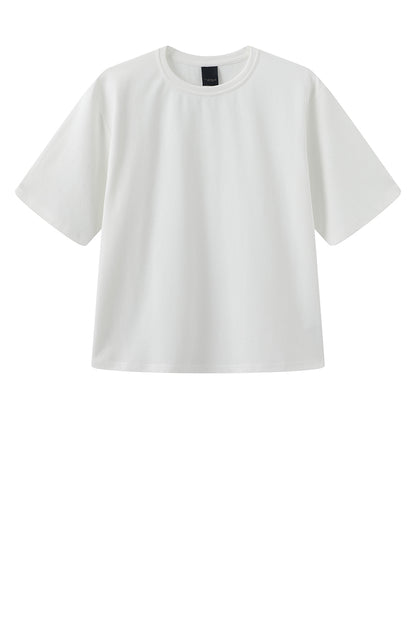 LUXZUZ // ONE TWO Boxy T-shirt T-Shirt 737 Cream