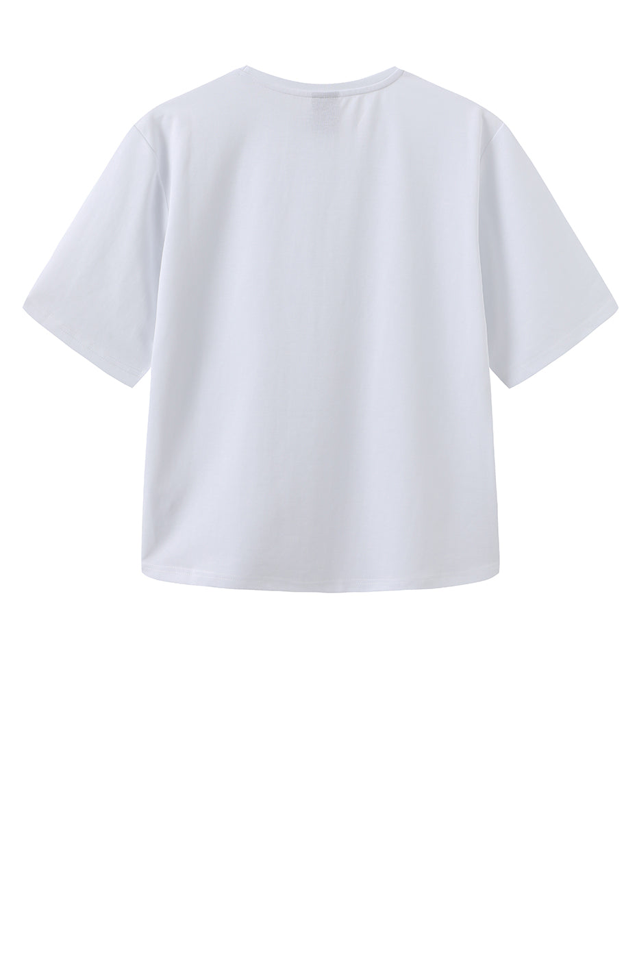 LUXZUZ // ONE TWO Boxy T-shirt T-Shirt 901 White