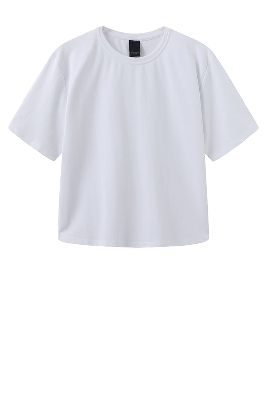 LUXZUZ // ONE TWO Boxy T-shirt T-Shirt 901 White