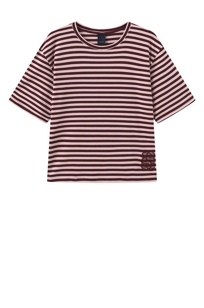 LUXZUZ // ONE TWO Boxy T-shirt T-Shirt 449 Winetasting