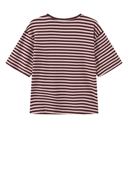 LUXZUZ // ONE TWO Boxy T-shirt T-Shirt 449 Winetasting