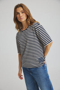 Boxy T-shirt - Night Blue
