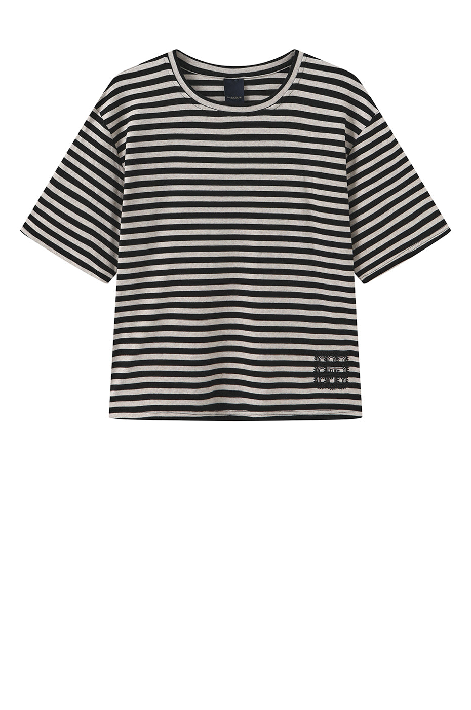 LUXZUZ // ONE TWO Boxy T-shirt T-Shirt 999 Black