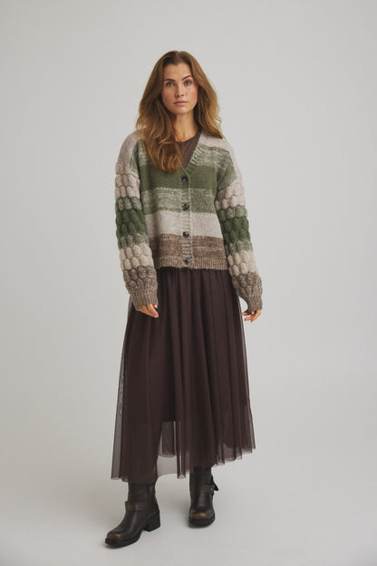 LUXZUZ // ONE TWO Calina Knit Knit 637 Dusty Olive