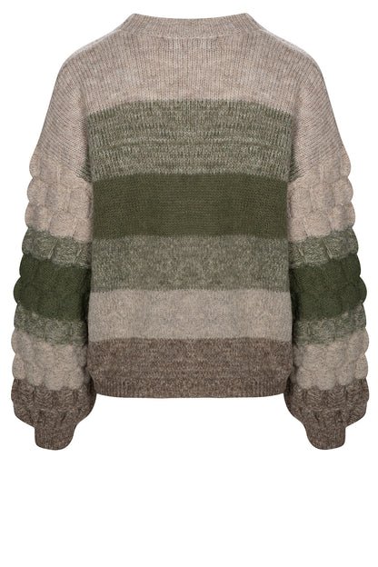 LUXZUZ // ONE TWO Camma Knit Knit 637 Dusty Olive