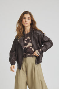 Camo Mesh T-shirt - Choco Lux