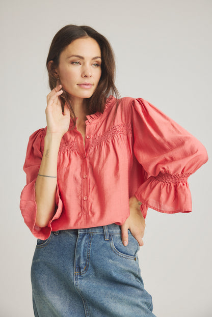 LUXZUZ // ONE TWO Carolama Blouse Blouse 370 Tea Rose