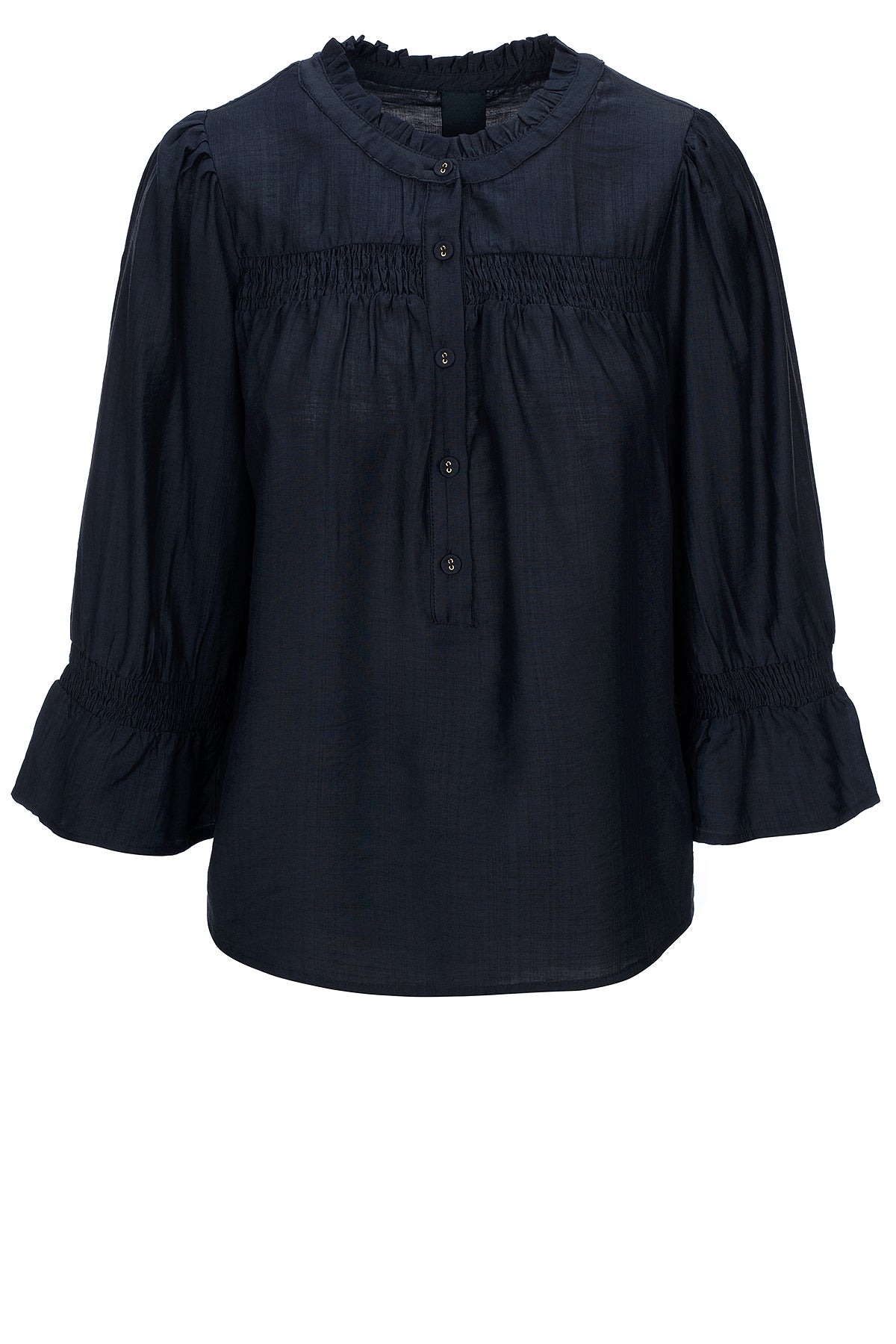 LUXZUZ // ONE TWO Carolama Blouse Blouse 577 Night Blue