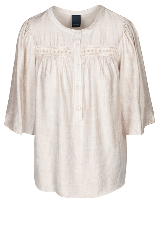 LUXZUZ // ONE TWO Carolanti Blouse Blouse 712 Sandshell