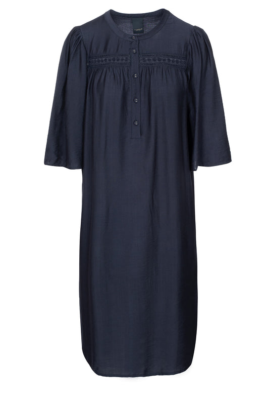 LUXZUZ // ONE TWO Carolat Dress Dress 575 Navy Blue