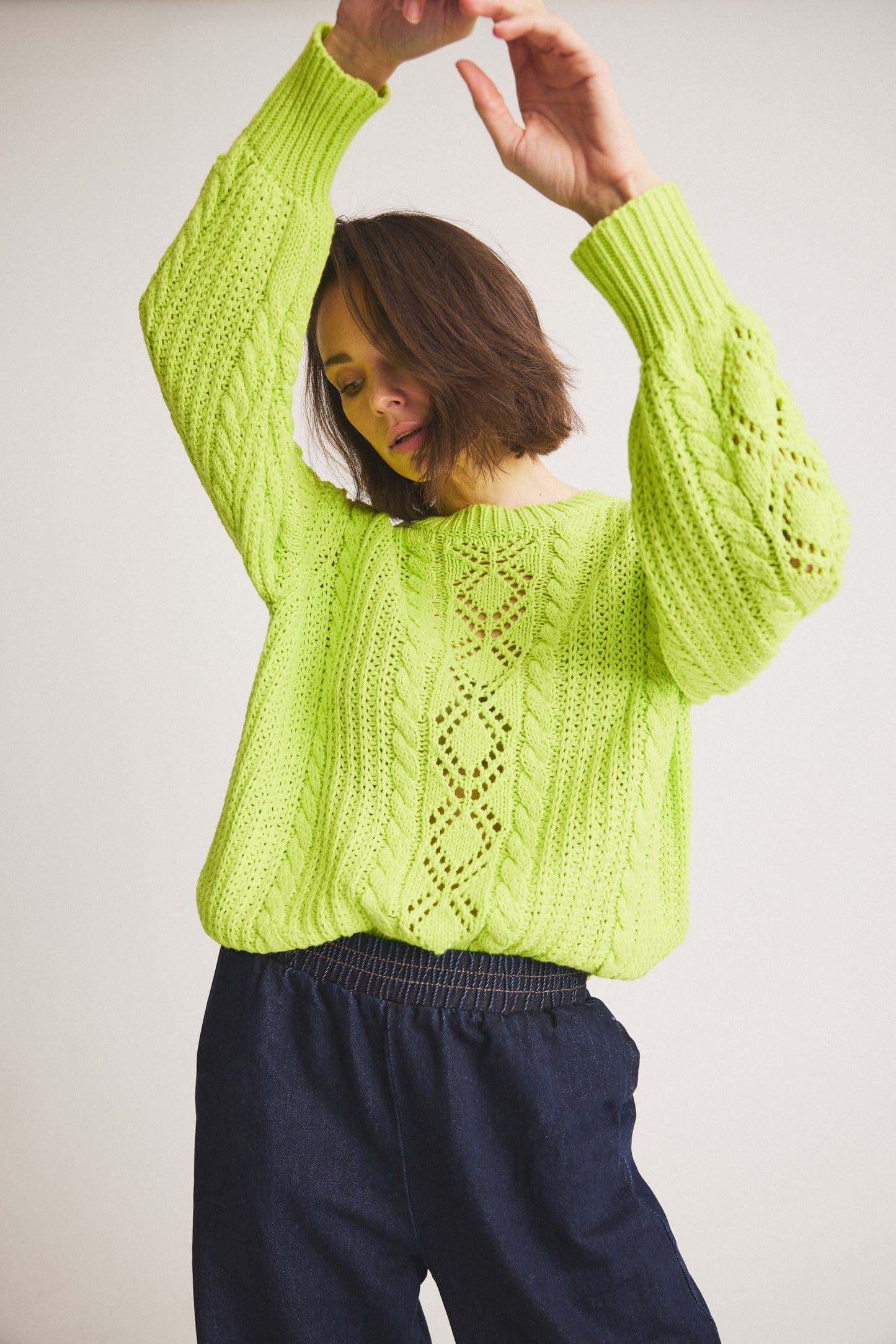 LUXZUZ // ONE TWO Carole Knit Knit 602 Sap Green