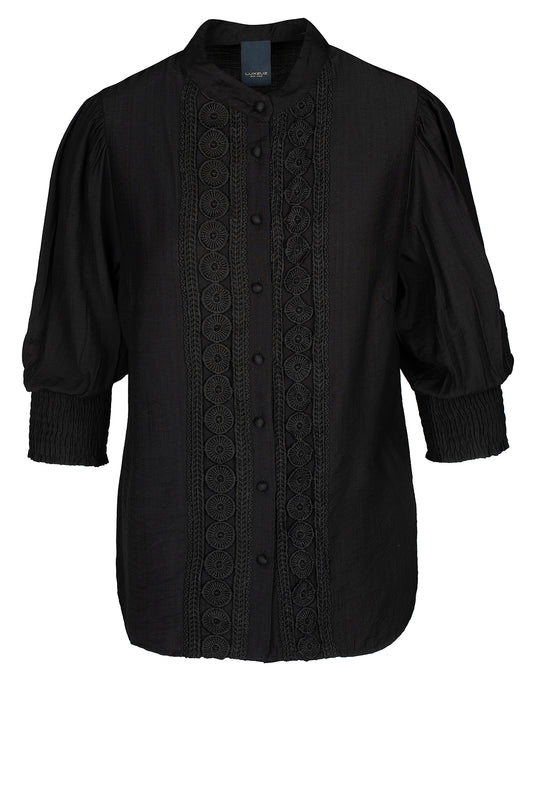 LUXZUZ // ONE TWO Cecillia Shirt Shirt 999 Black