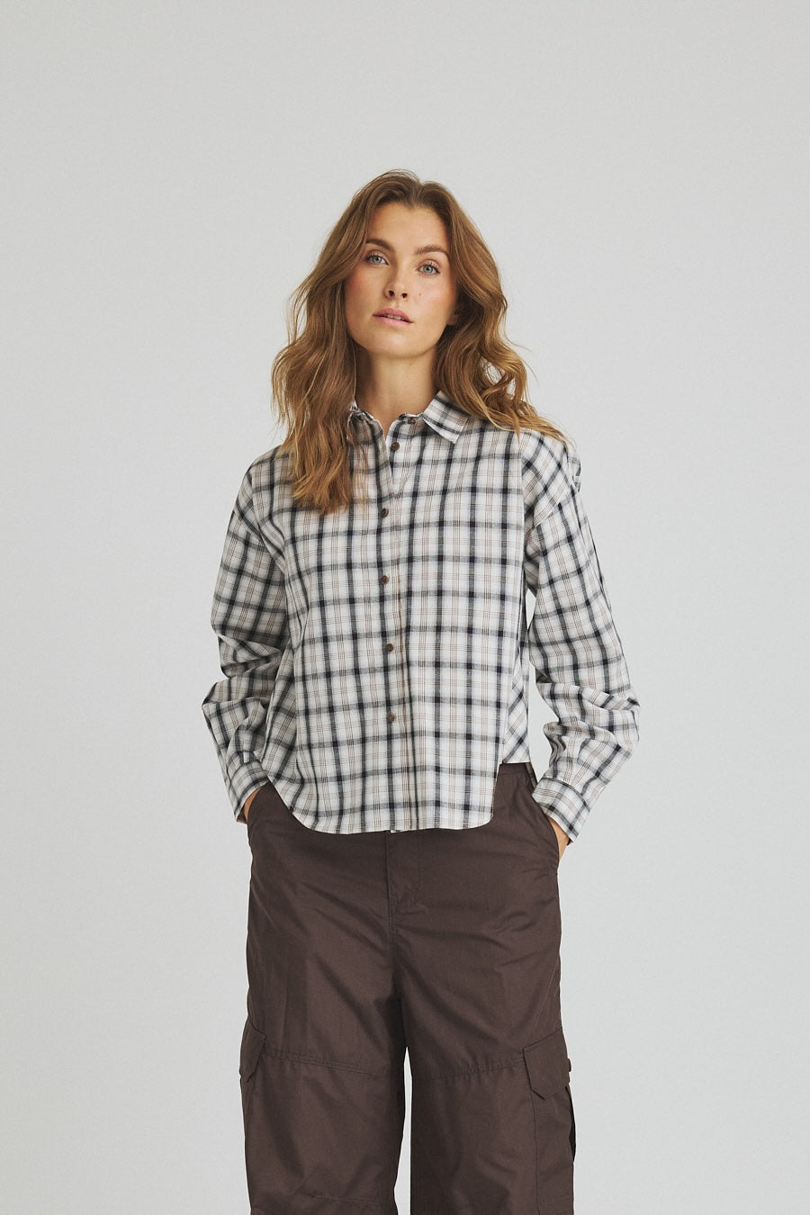 LUXZUZ // ONE TWO Checo Shirt Shirt 833 Asphalt