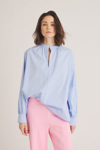Christel Blouse - Brunnera Blue