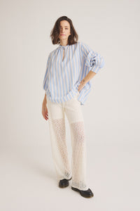 Christella Blouse - Brunnera Blue