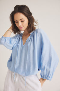 Cici Blouse - Chambray Blue