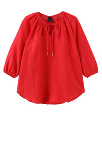 Cicilian Blouse - Flame Scarlet