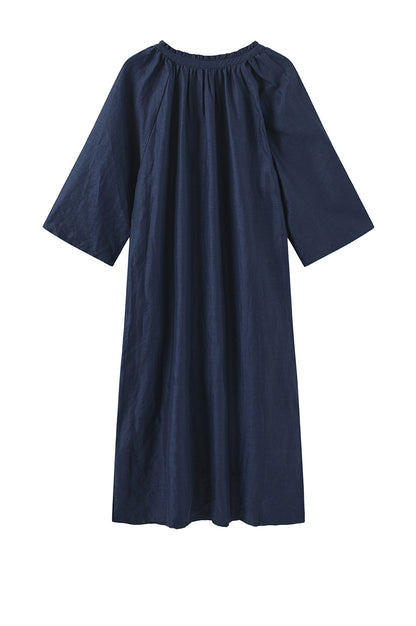 LUXZUZ // ONE TWO Cicilu Dress Dress 575 Navy Blue
