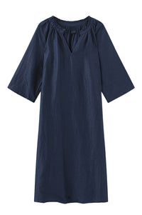 Cicilu Dress - Navy Blue