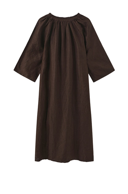 LUXZUZ // ONE TWO Cicilu Dress Dress 799 Choco Lux