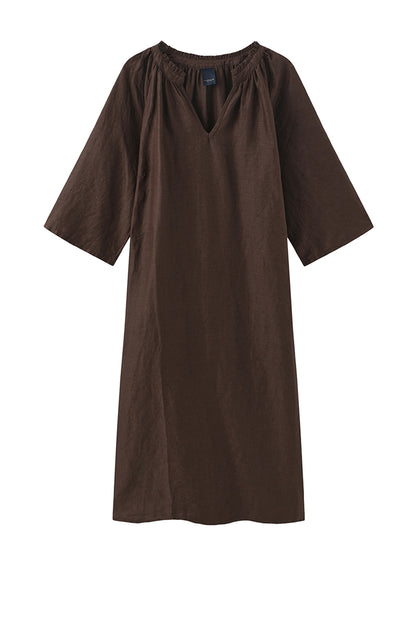 LUXZUZ // ONE TWO Cicilu Dress Dress 799 Choco Lux