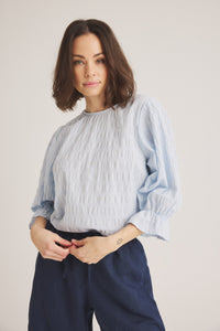 Constan Blouse - Chambray Blue