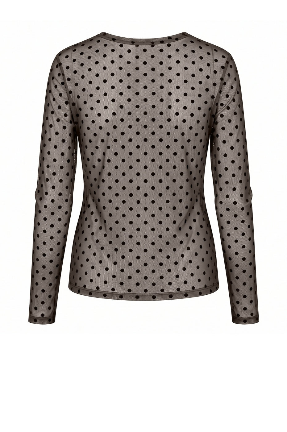 LUXZUZ // ONE TWO Dot Mesh T-shirt T-Shirt 787 Delicioso