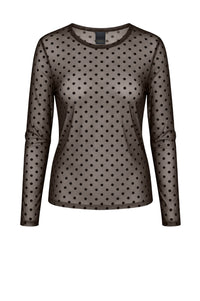 Dot Mesh T-shirt - Delicioso