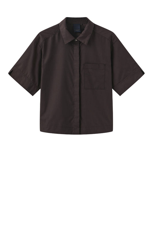 LUXZUZ // ONE TWO Elene Shirt Shirt 793 Chocolate Plum