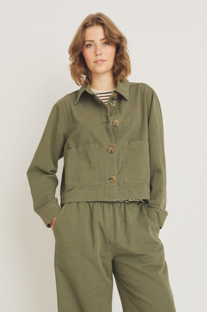 LUXZUZ // ONE TWO Elvina Jacket Jacket 637 Dusty Olive