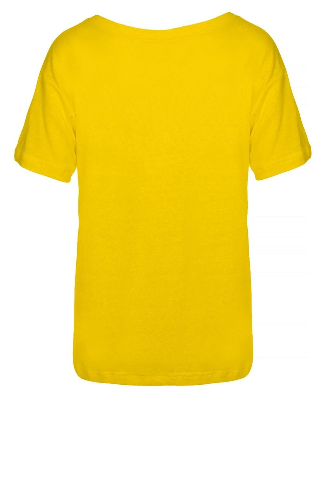 LUXZUZ // ONE TWO Essenti Linen T-Shirt T-Shirt 116 Cyber Yellow