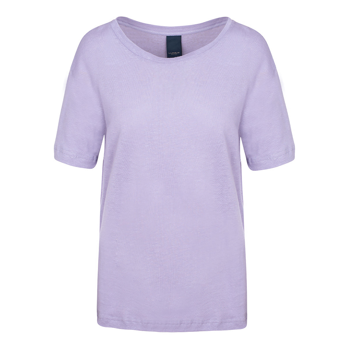 LUXZUZ // ONE TWO Essenti Linen T-Shirt T-Shirt 421 Lavender