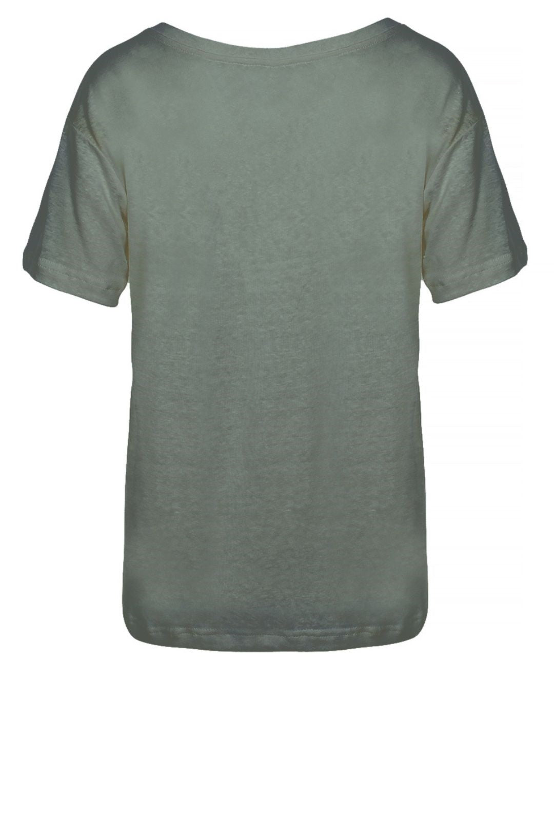 LUXZUZ // ONE TWO Essenti Linen T-Shirt T-Shirt 601 Cactus