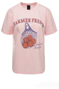 Farmer Fresh T-shirt - Crystal Rose