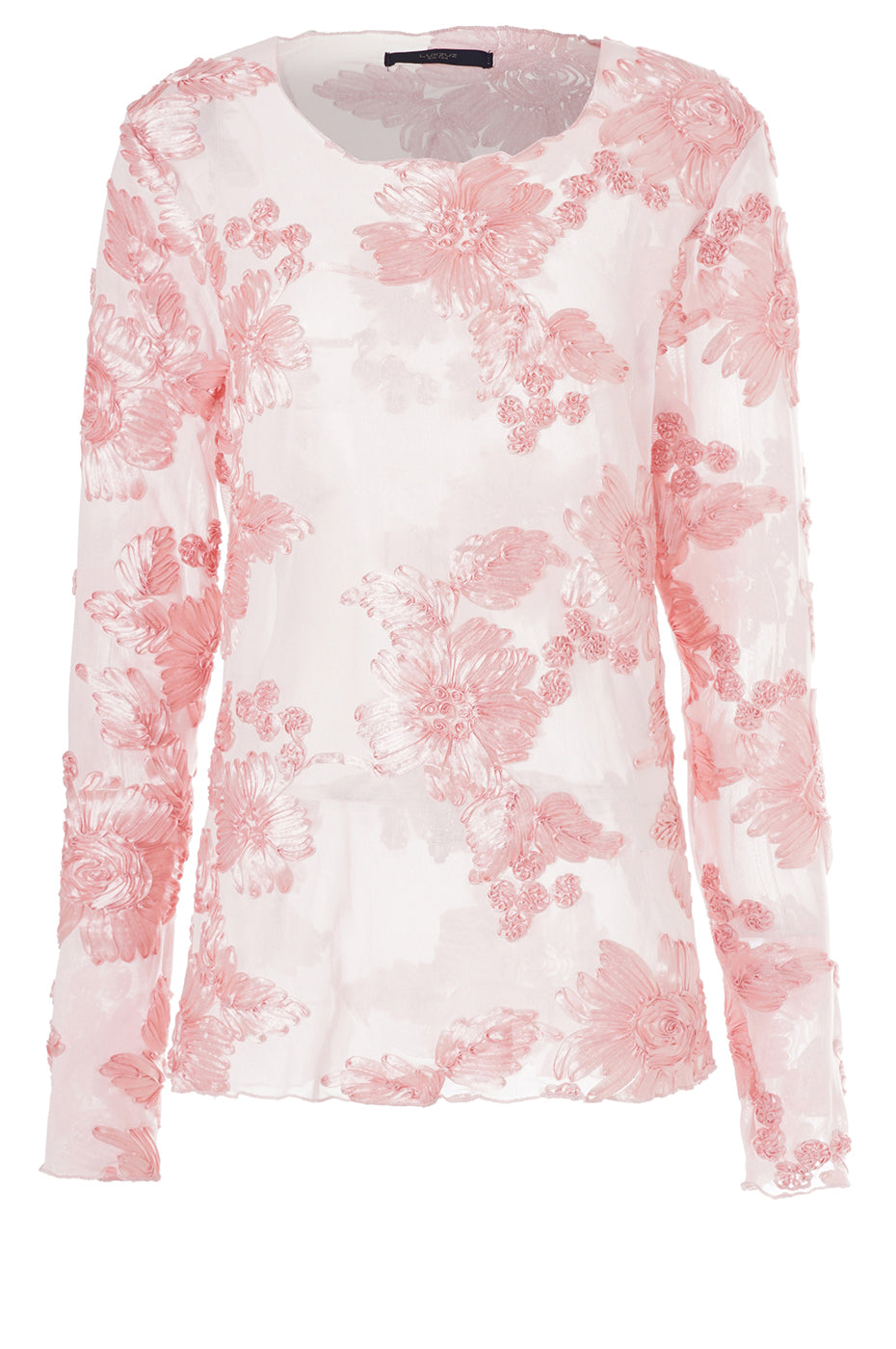 LUXZUZ // ONE TWO Florana T-Shirt T-Shirt 397 Chalk Pink
