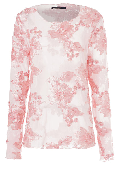 LUXZUZ // ONE TWO Florana T-Shirt T-Shirt 397 Chalk Pink