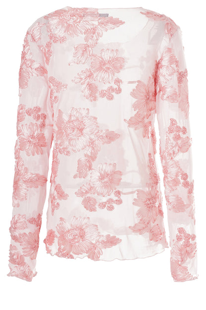 LUXZUZ // ONE TWO Florana T-Shirt T-Shirt 397 Chalk Pink