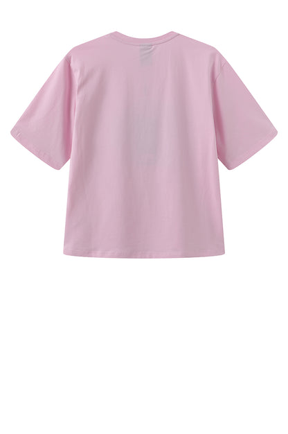 LUXZUZ // ONE TWO Friefor T-shirt T-Shirt 322 Pink Lady