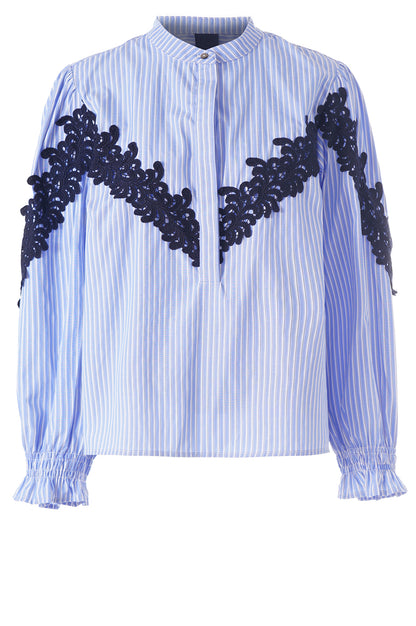 LUXZUZ // ONE TWO Hanna Blouse Blouse 535 Colony Blue