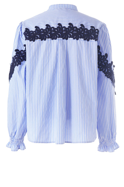 LUXZUZ // ONE TWO Hanna Blouse Blouse 535 Colony Blue