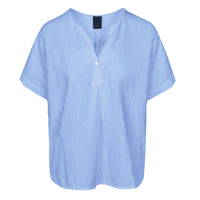 Helily Blouse - Chambray Blue