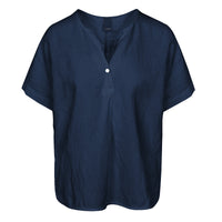 Helily Blouse - Navy Blue