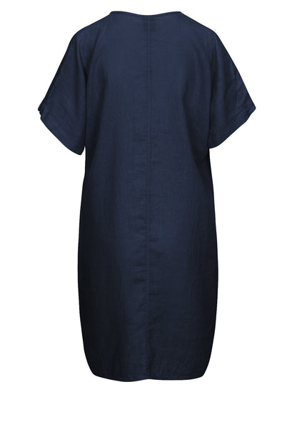 LUXZUZ // ONE TWO Helinia Dress Dress 575 Navy Blue