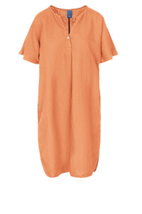 Helinia Dress - Apricot Wash