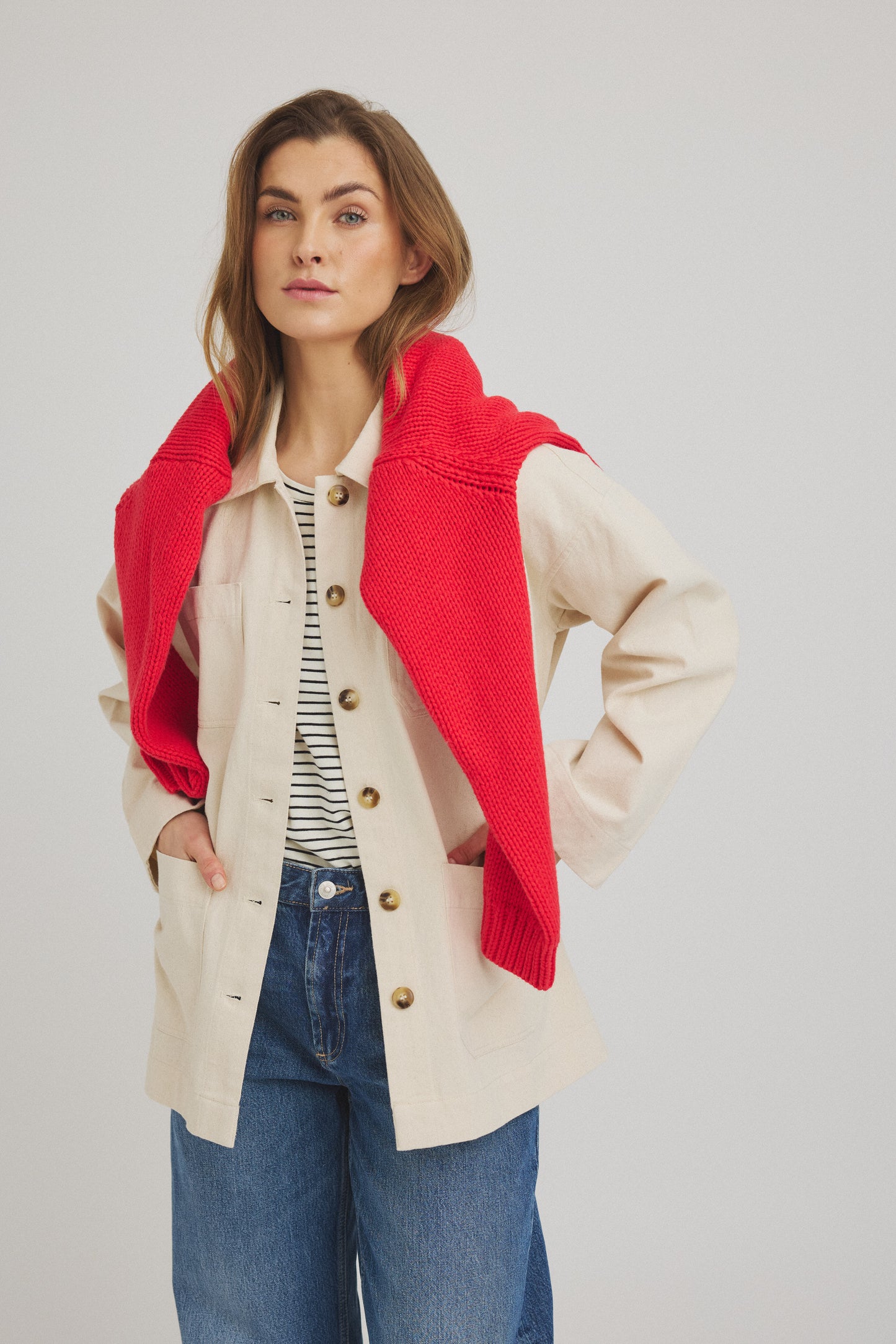 LUXZUZ // ONE TWO Herle Jacket Jacket 741 Ecru